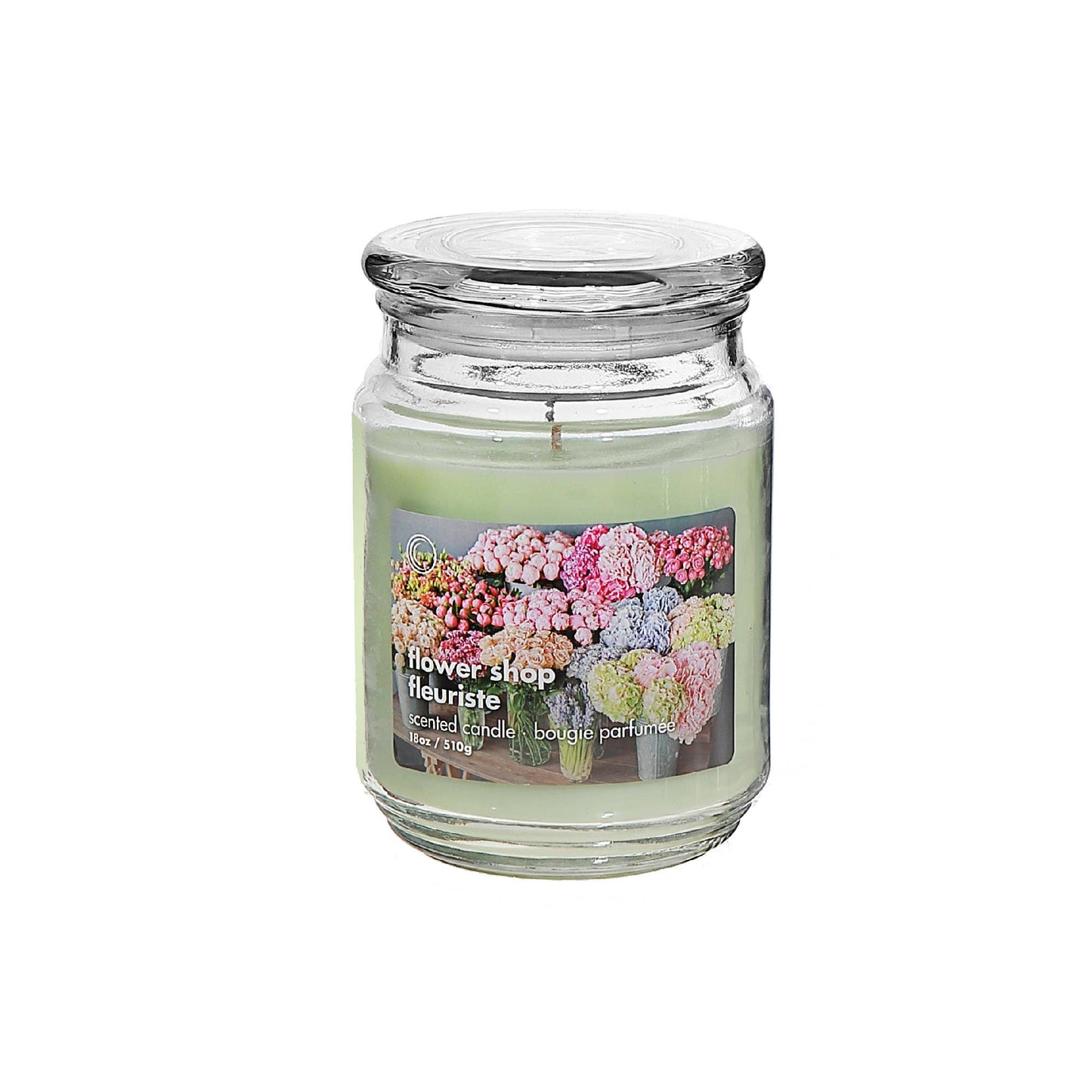 Scented Jar Candle-Flower Shop 18oz