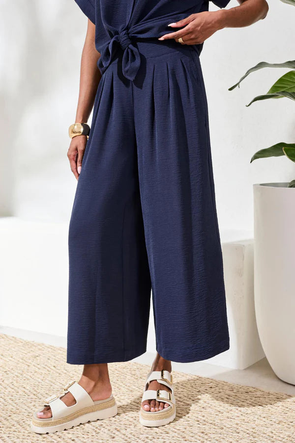 LIGHTWEIGHT FLOWY PANT-NAUTICAL