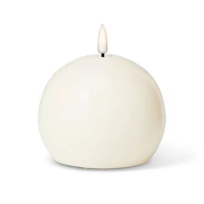 Luxlite Battery Operated Ball Candle-Sand