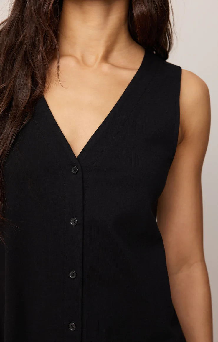 SOLACE MINI DRESS-TRUE BLACK