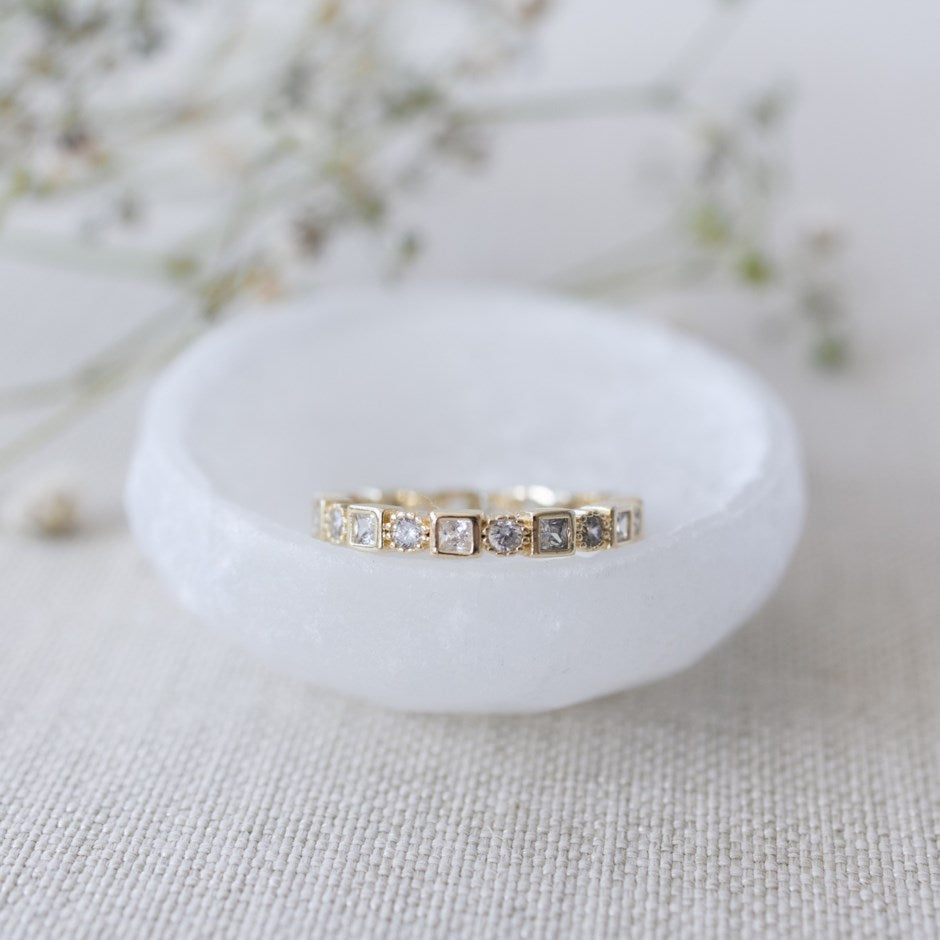 Liora Ring-gold-clear