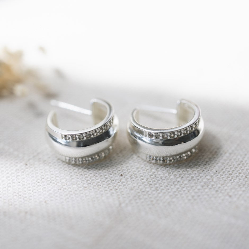 Raisa Hoops-silver