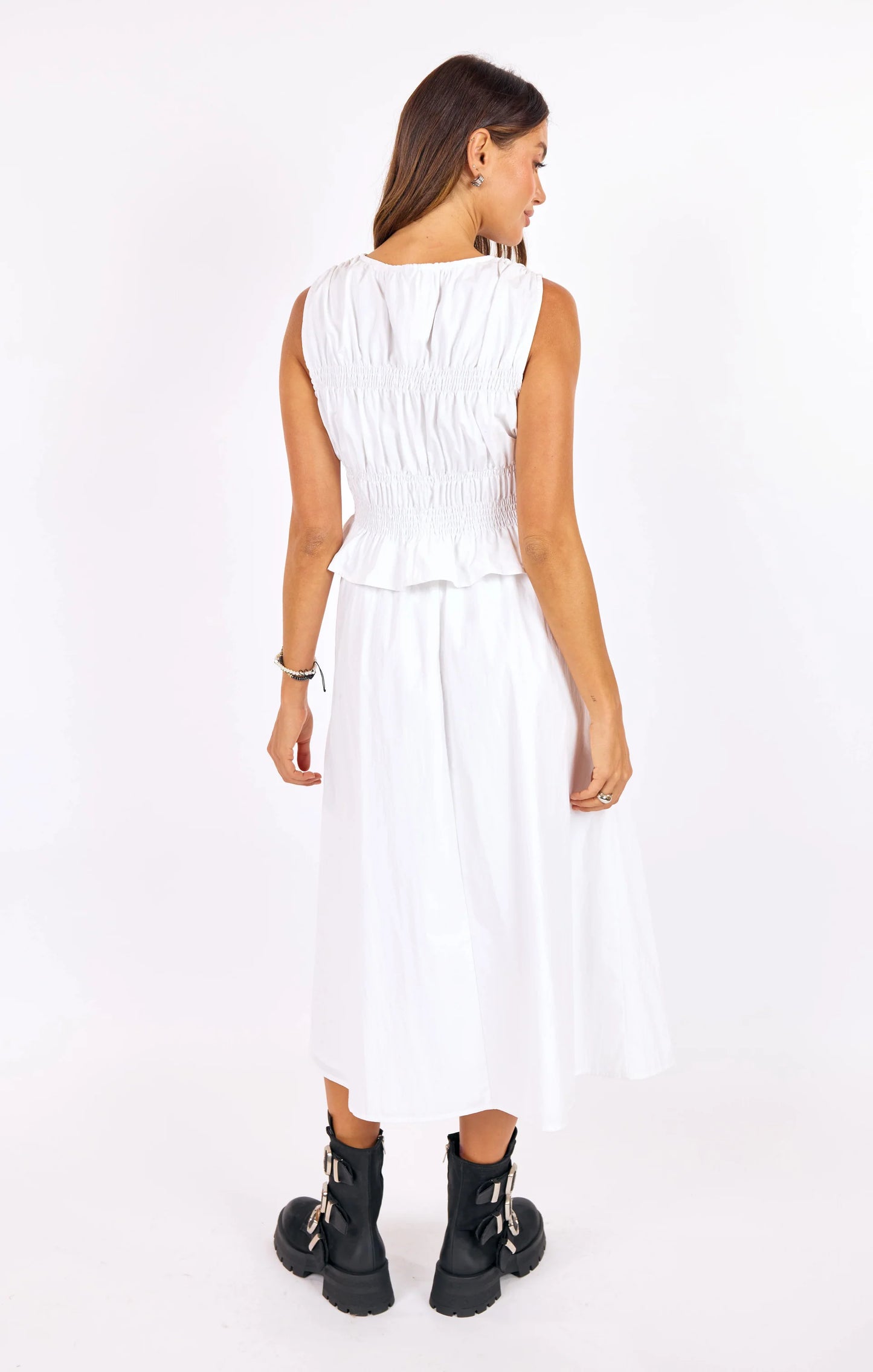Central Park Ruched Tank( final sale)