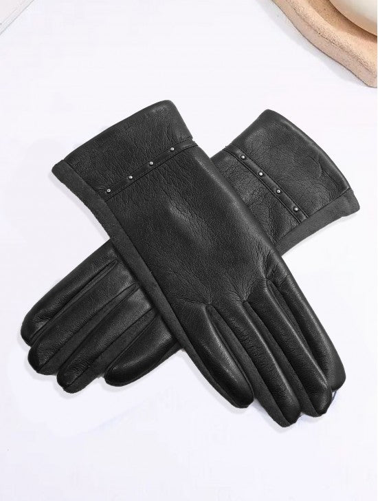 Touch Screen Gloves/Studs-Black