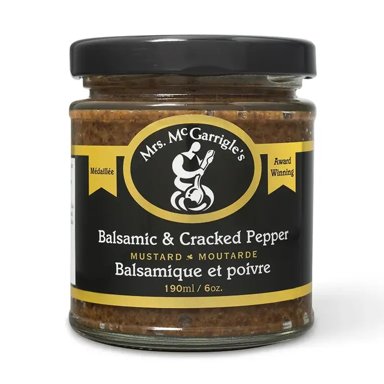 Balsamic + Cracked Pepper Mustard