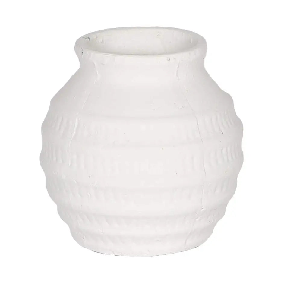 Ceramic Vase White-Small