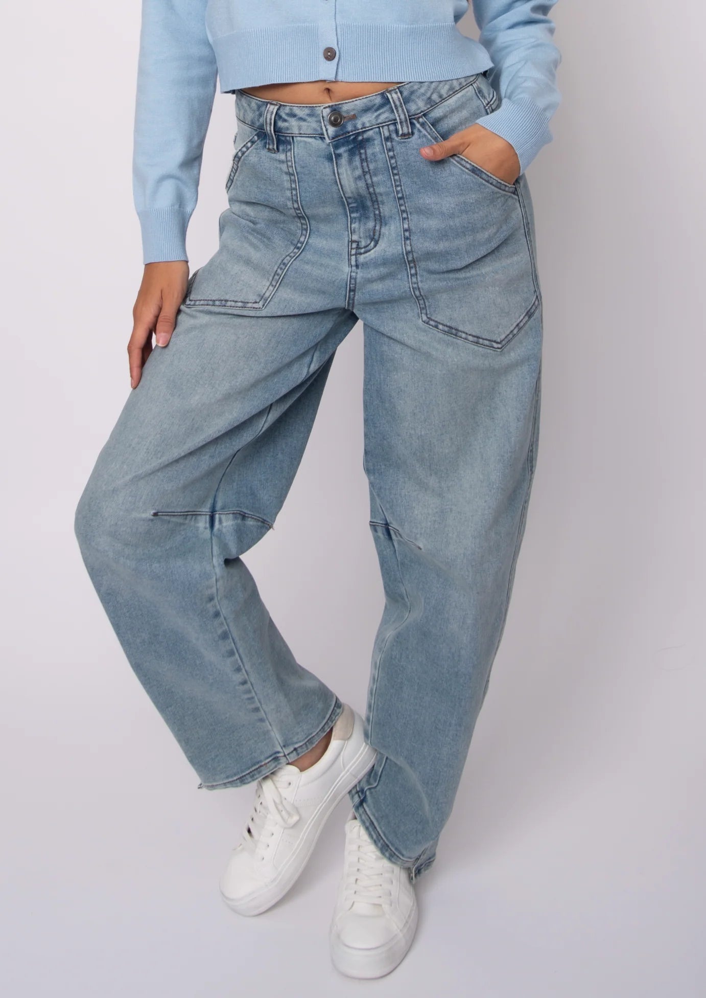 Milla Stretch Denim-Light Wash
