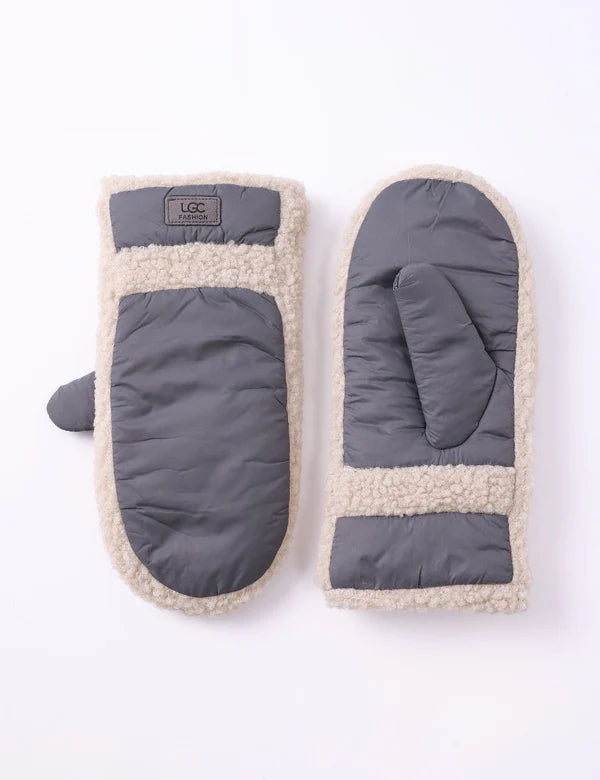 Banff Mittens-Grey