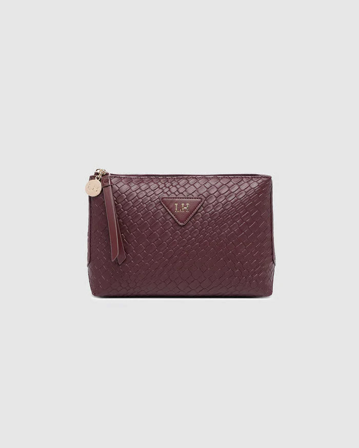 Carlo Makeup Bag-Burgundy