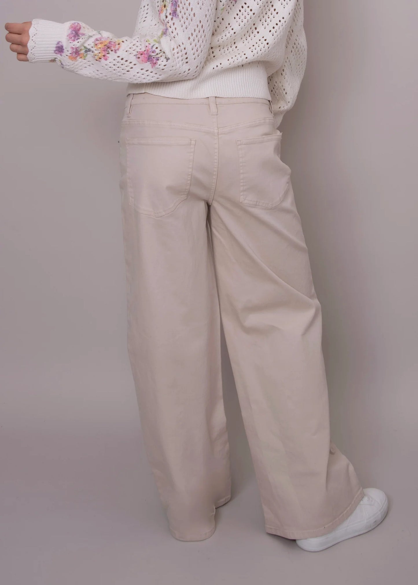 BROOKLYN HIGH RISE WIDE LEG-NATURAL