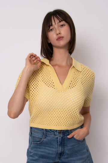 JOHNNY TOP -YELLOW