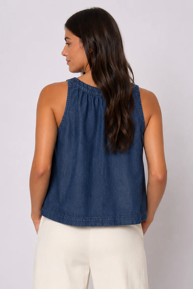 Karen Denim Top