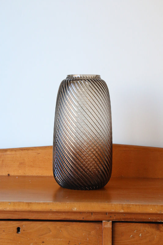 Large Swirl Barrel Vase(final sale)