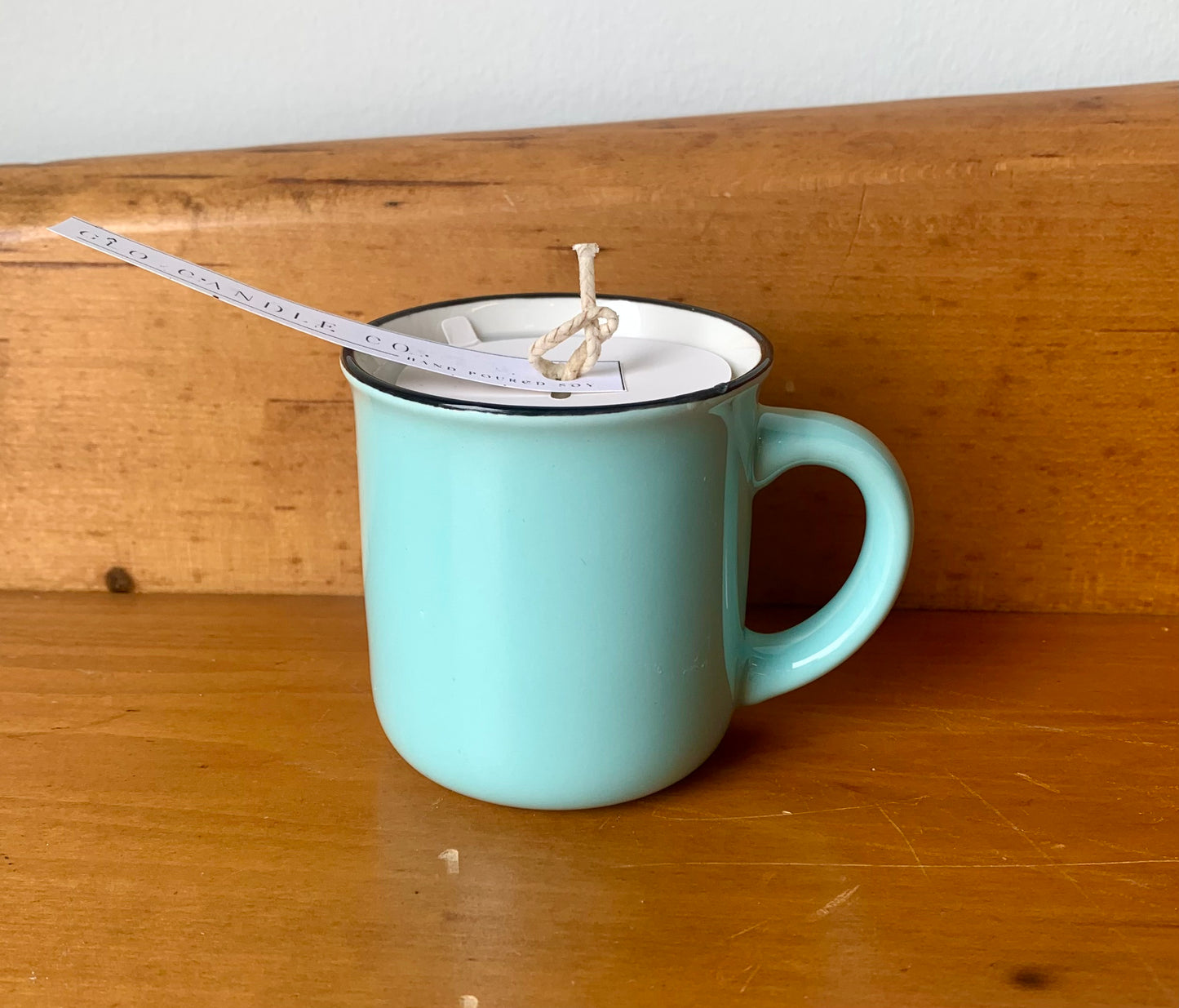 Glo Mini Mug Candles Turquoise