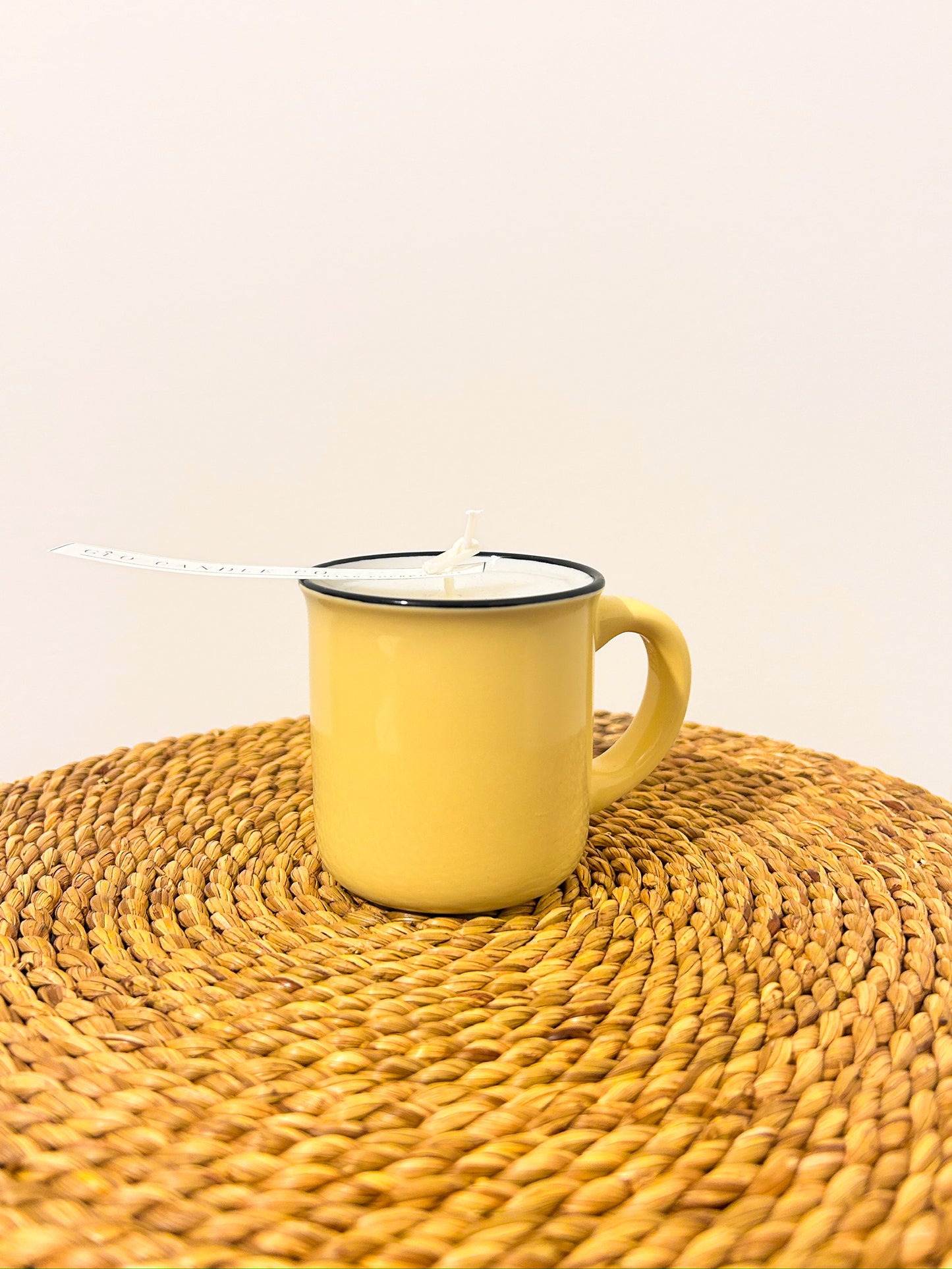 Glo Mini Mug Candles Yellow