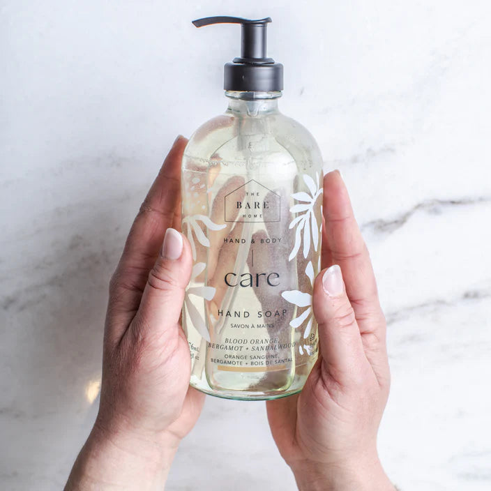 HAND SOAP- BLOOD ORANGE, BERGAMOT + SANDALWOOD