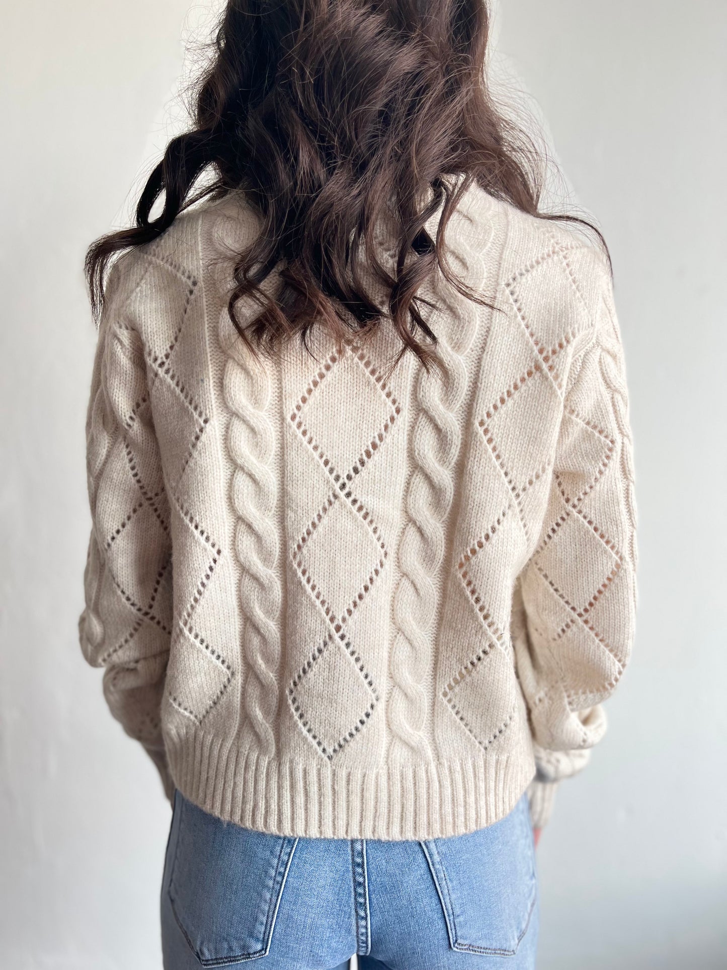 Jocasta Cardigan-White Beach