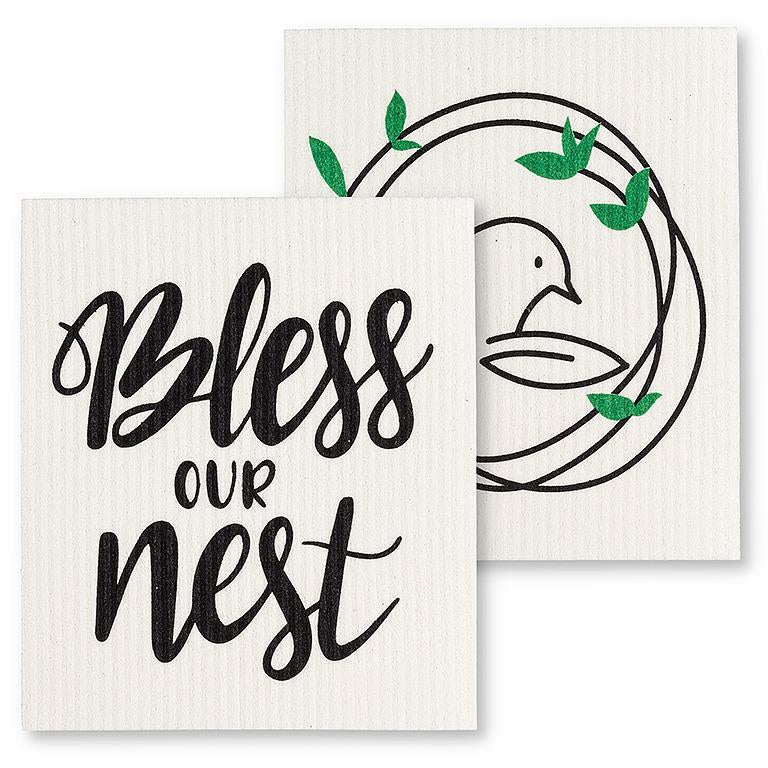 Bless Our Nest Dishcloths. Set of 2
