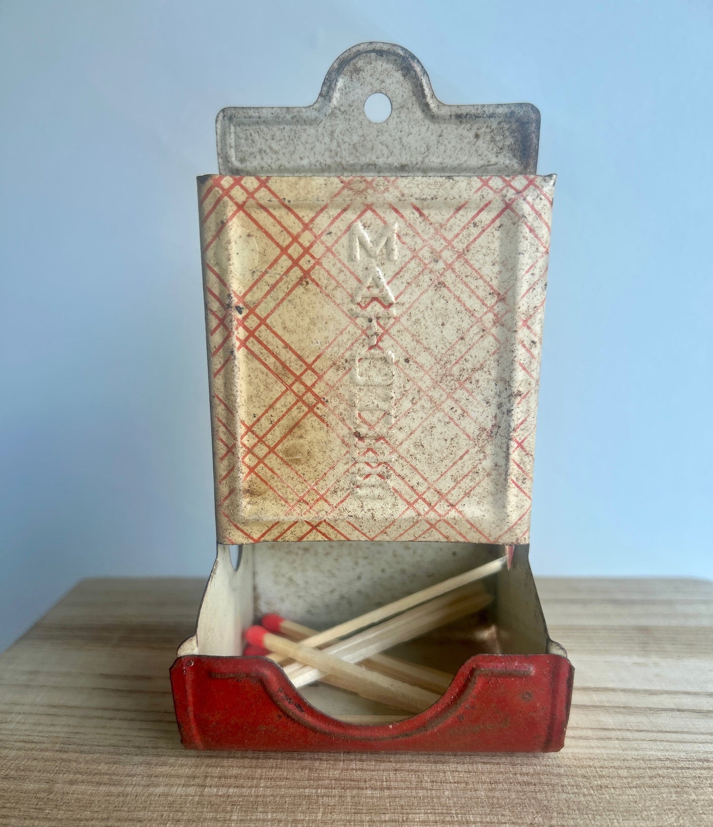 Vintage Match Wall Holder