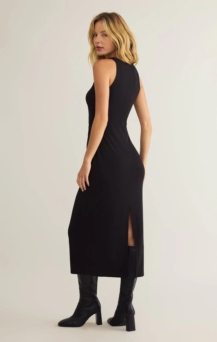 ADISON RIB MIDI DRESS(FINAL SALE)