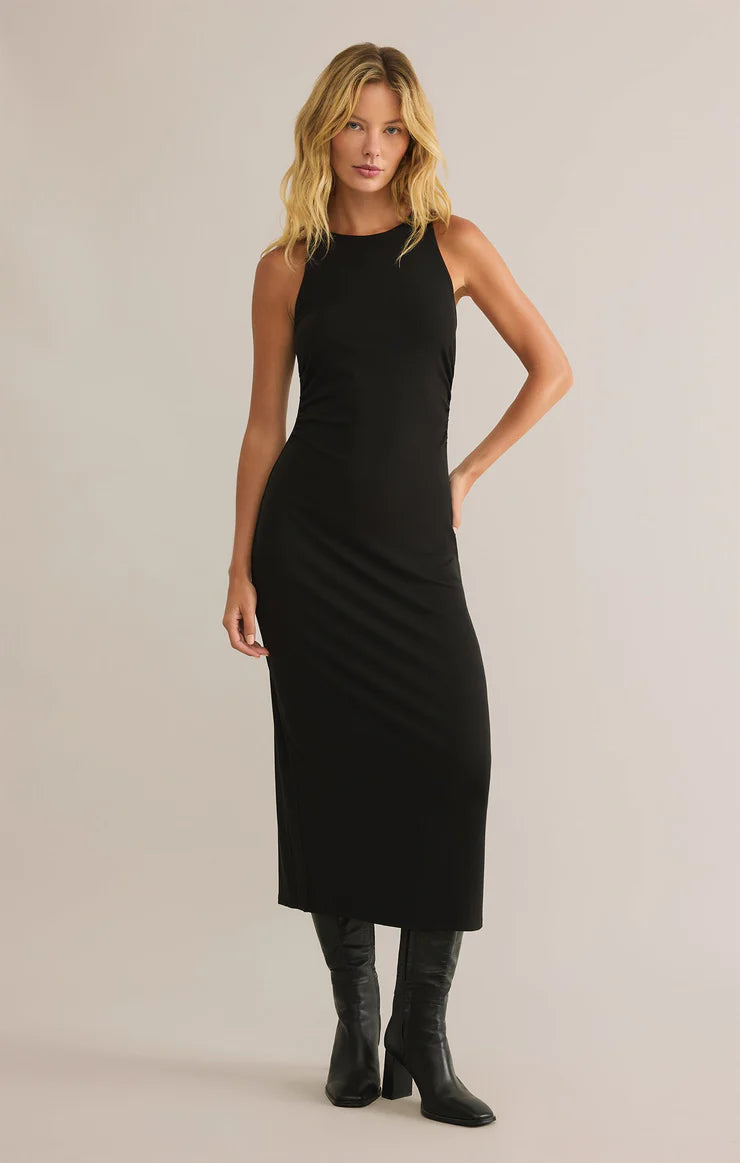 ADISON RIB MIDI DRESS(FINAL SALE)