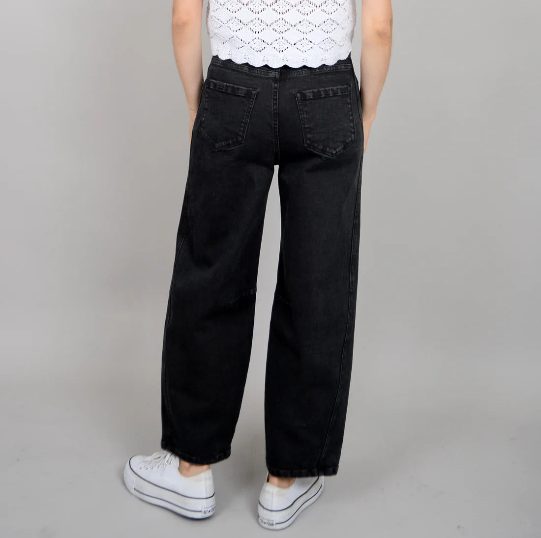 Barni Barrel Denim-Black