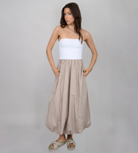 Mabelle Strapless Balloon Dress(FINAL SALE)