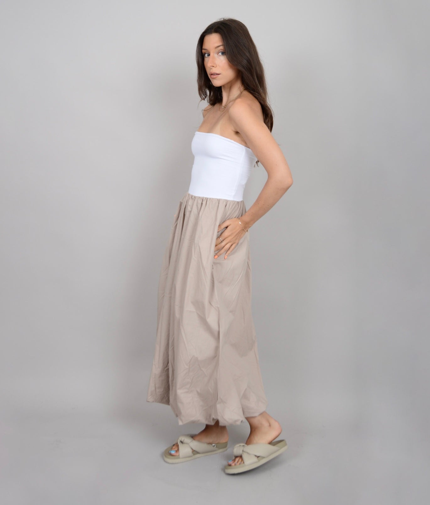 Mabelle Strapless Balloon Dress(FINAL SALE)