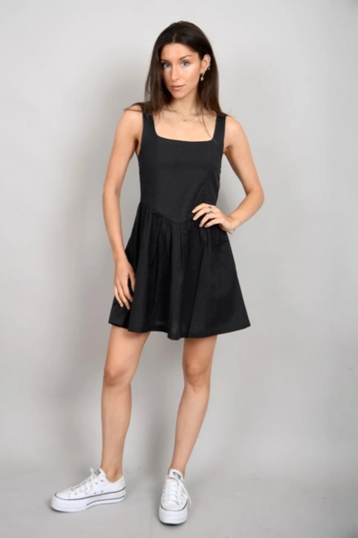Helsi Mini Dress-Black