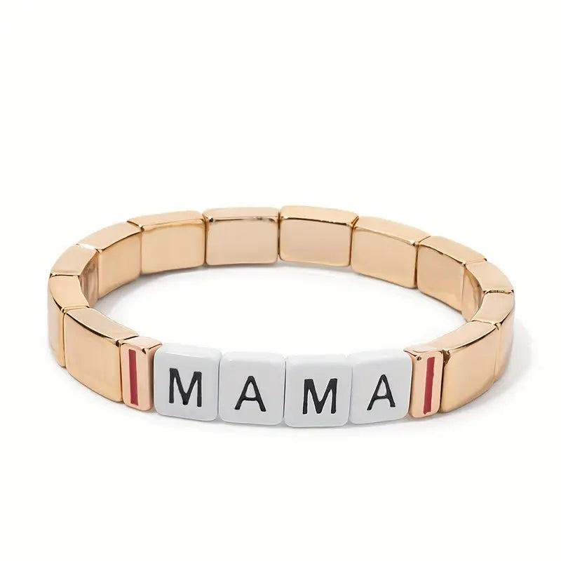 MaMa Elastic/Acrylic Bracelet