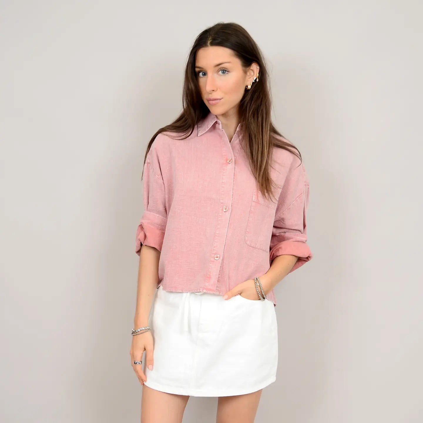 Kerwin LS Top- Terracotta
