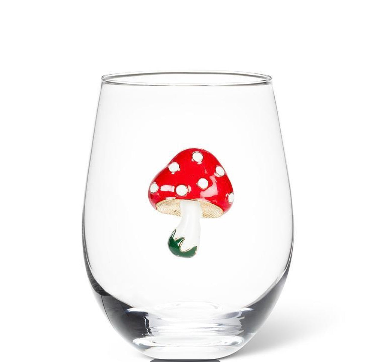 Stemless Wine Glass-Mushroom