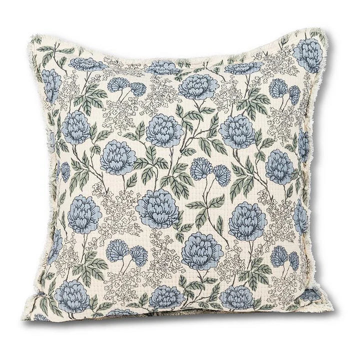 Emma Square Floral Pillow