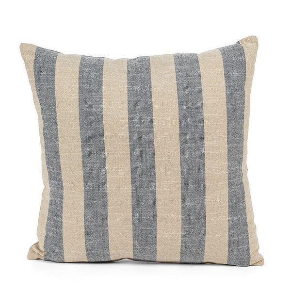 Wide Stripe Cushion-Blue(FINAL SALE)