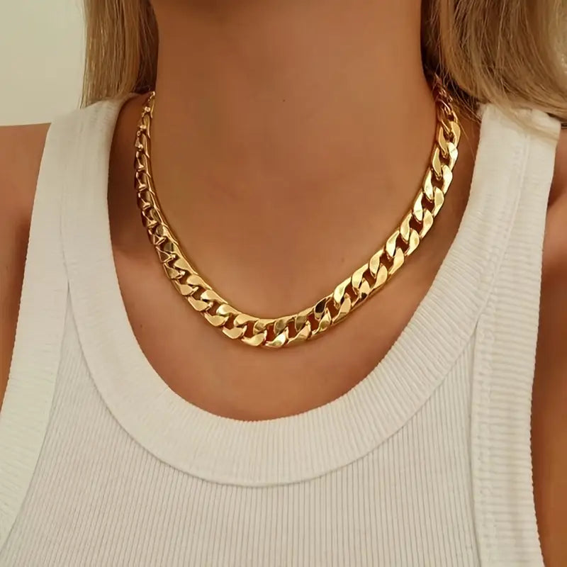 Thick chain lightweight necklace