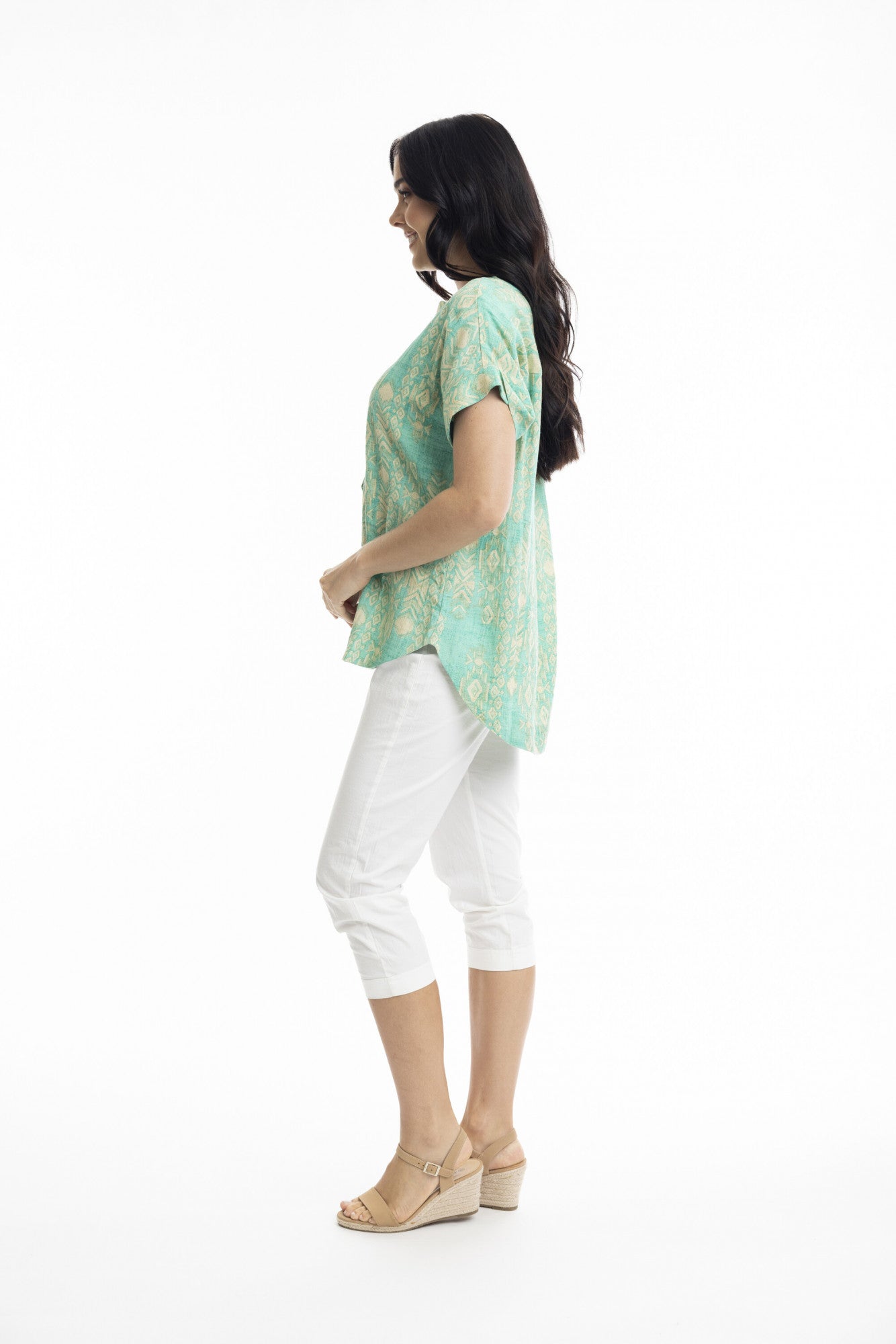 Hanalei Cuff Sleeve Top