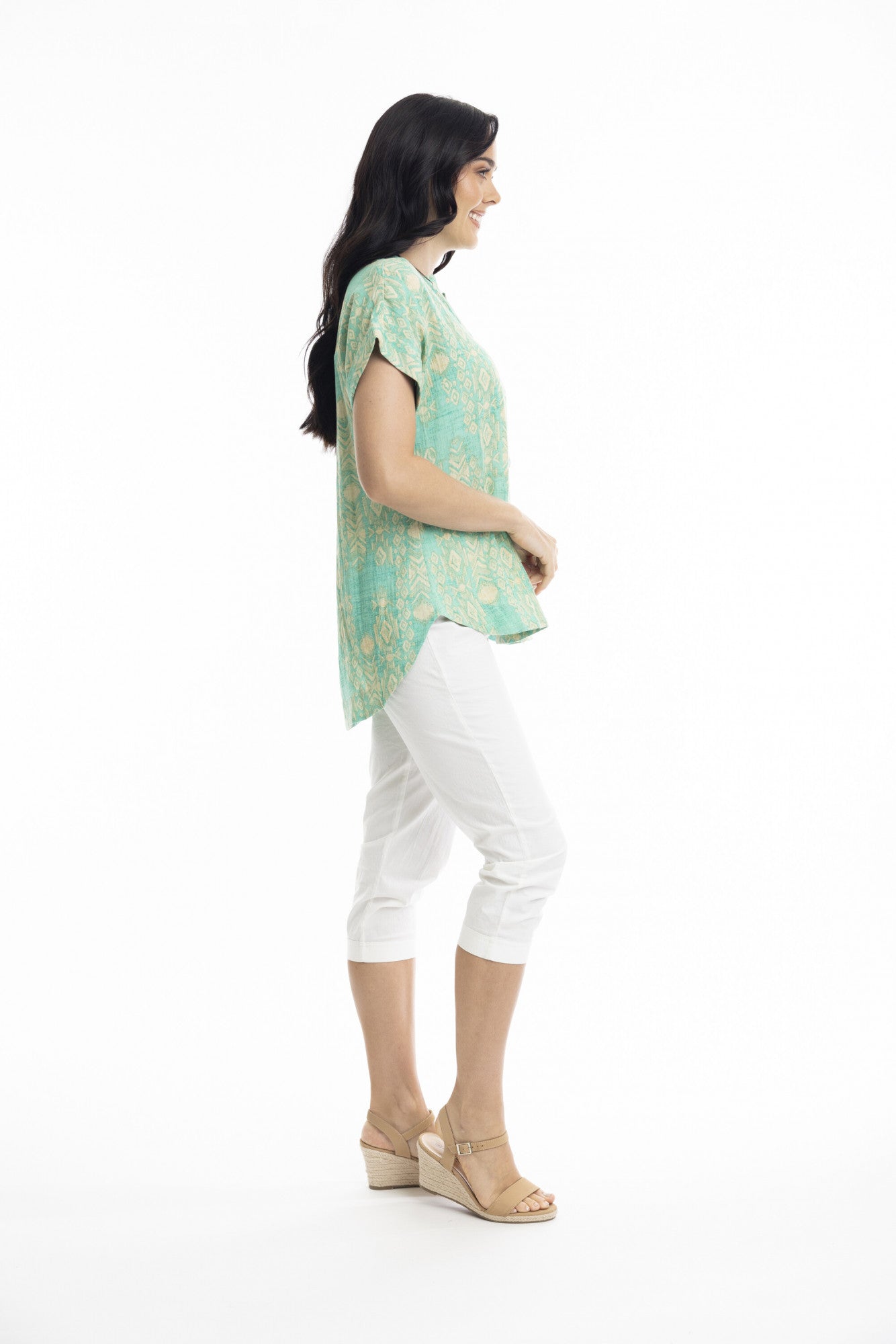 Hanalei Cuff Sleeve Top