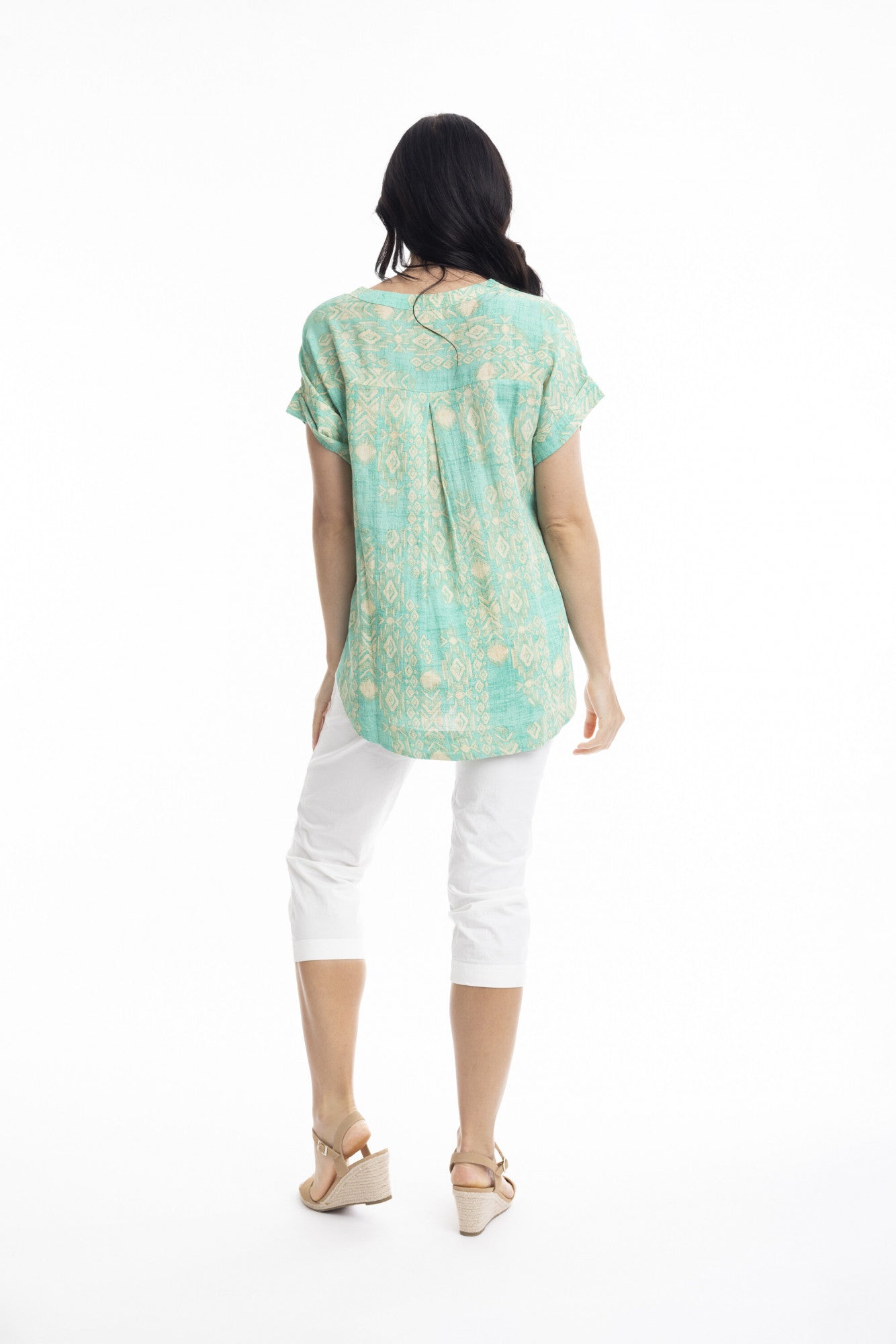 Hanalei Cuff Sleeve Top