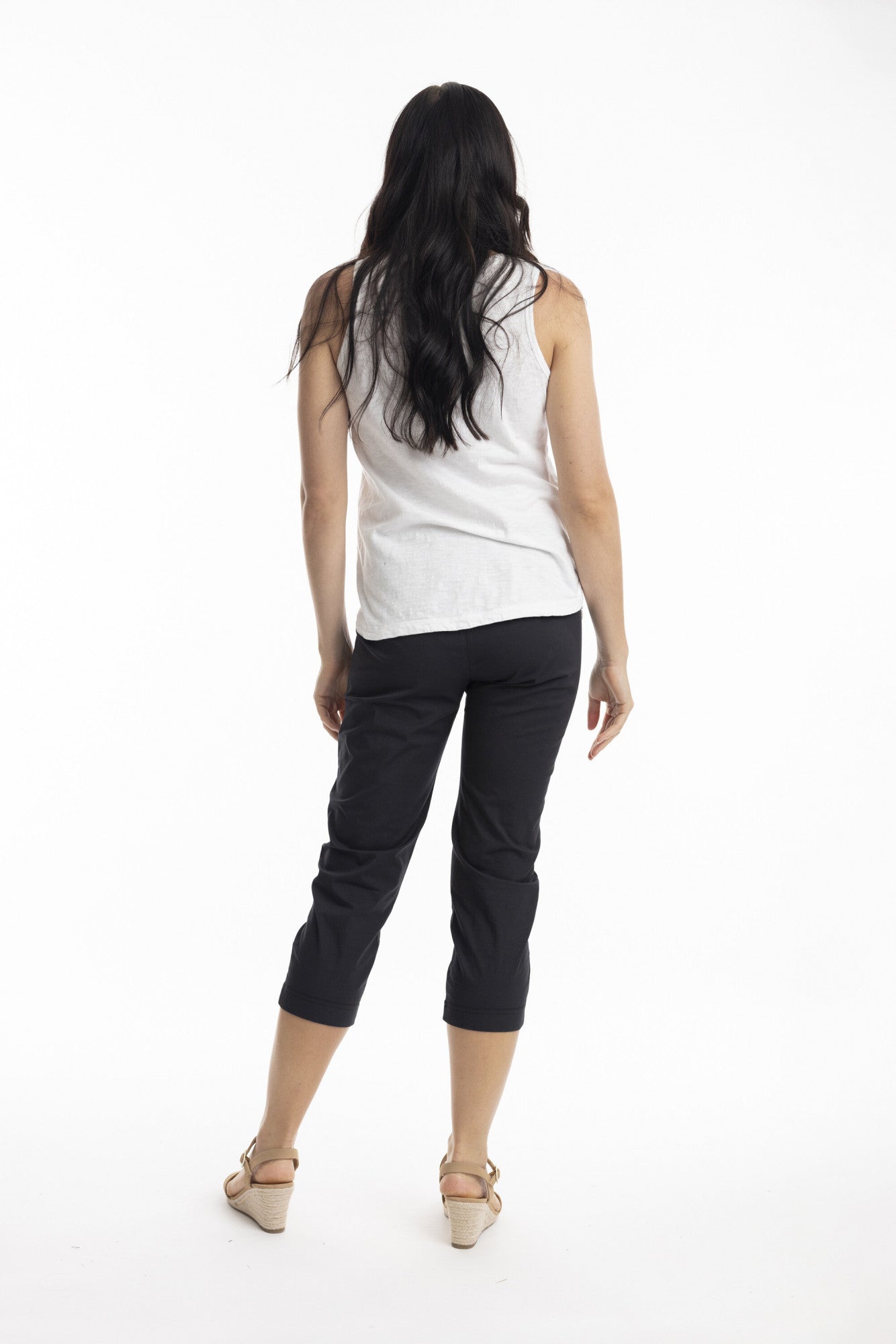 Bangalene Capri Pants-Black