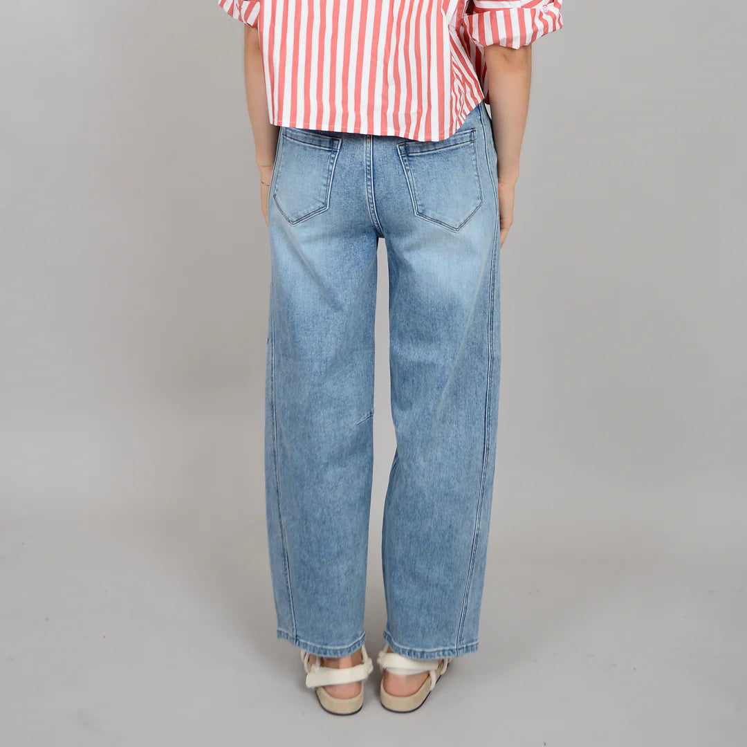 Barni Barrel Jeans-Light Wash