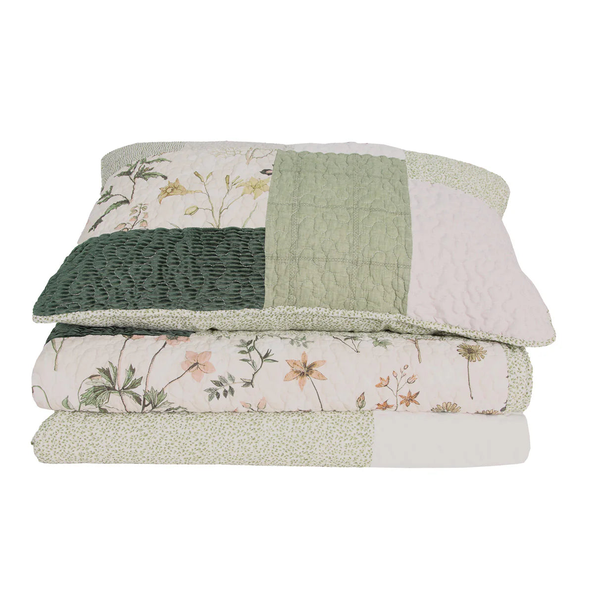 FENOUIL PATCHWORK QUILT-QUEEN
