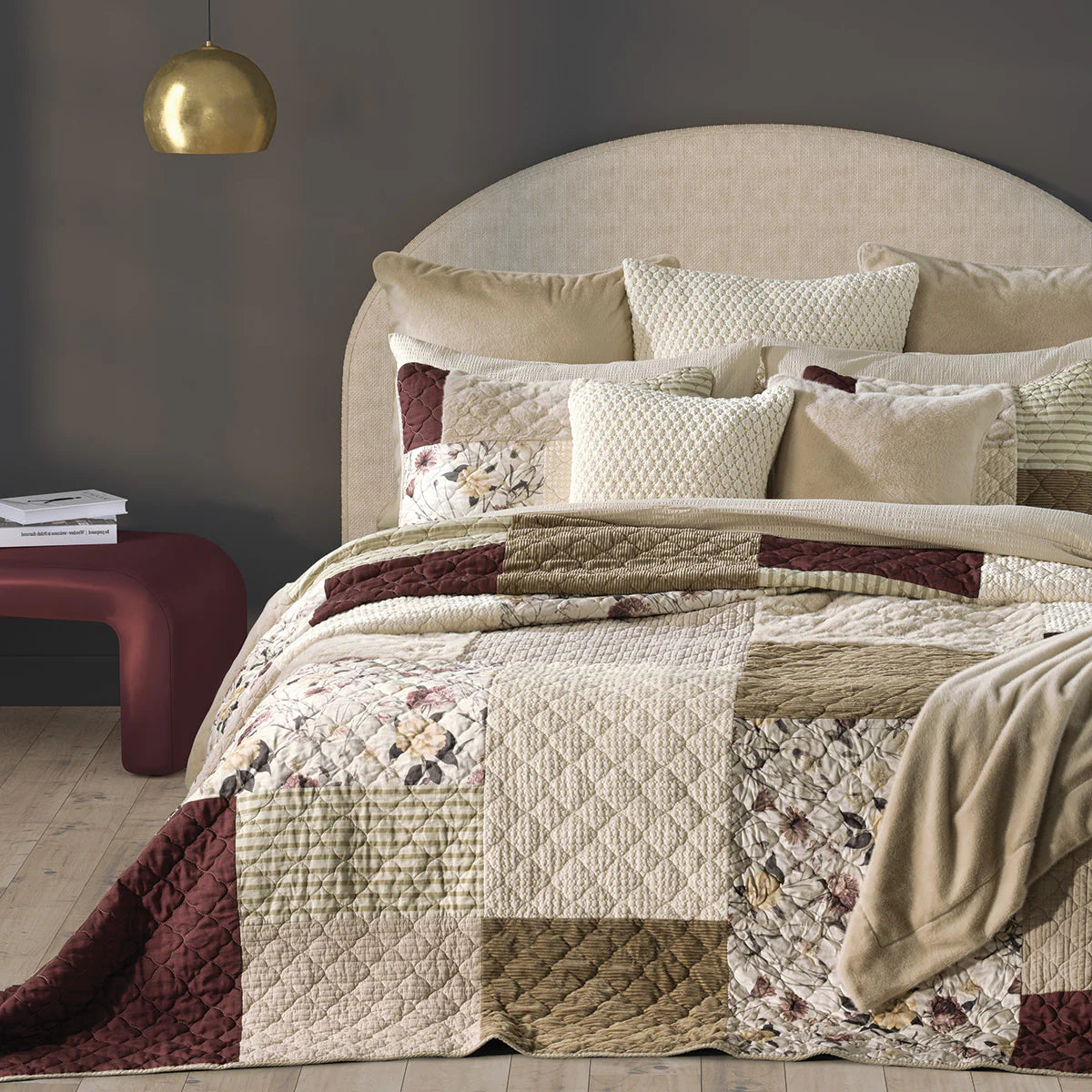 POMMEGRANATE PATCHWORK QUILT