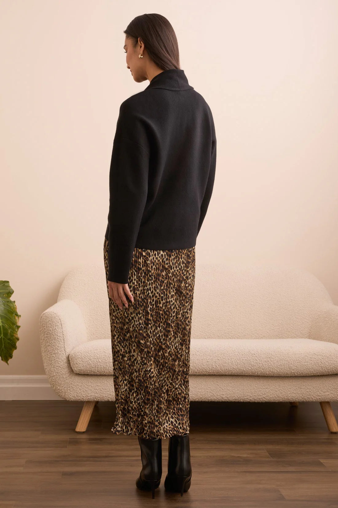 DOUBLE KNIT SHAWL COLLAR COATIGAN