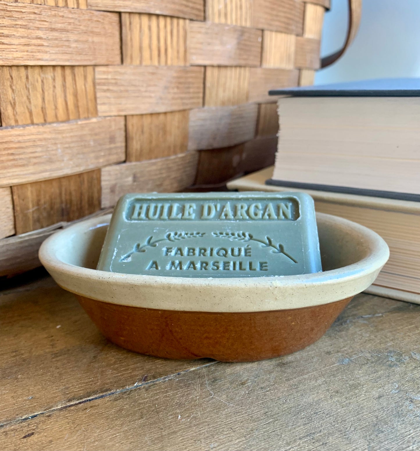 Olive Oil Soap-Vintage dish
