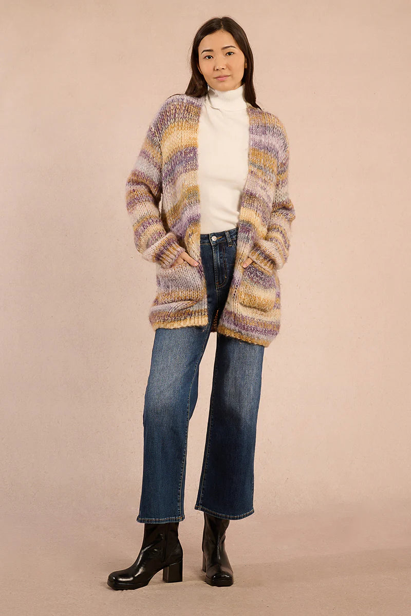 LADIES KNITTED CARDIGAN
