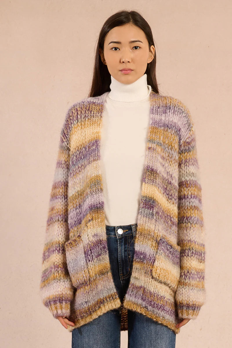 LADIES KNITTED CARDIGAN