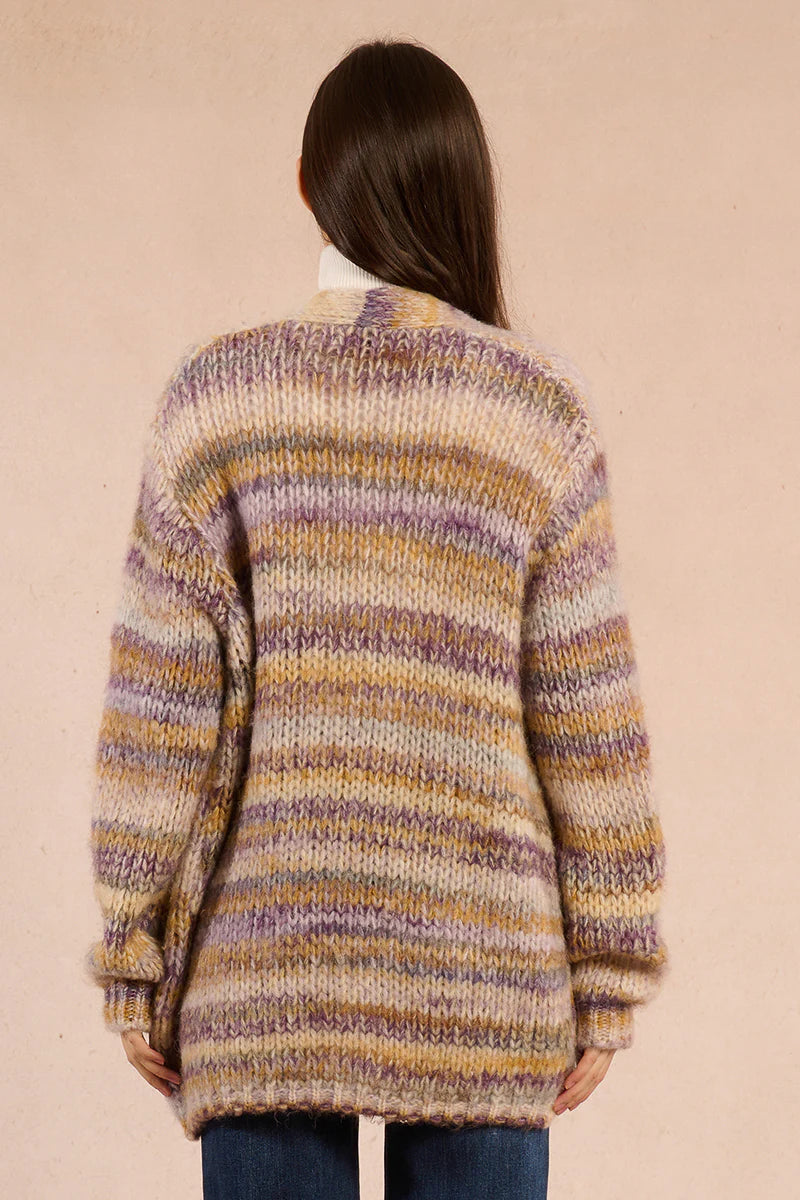 LADIES KNITTED CARDIGAN