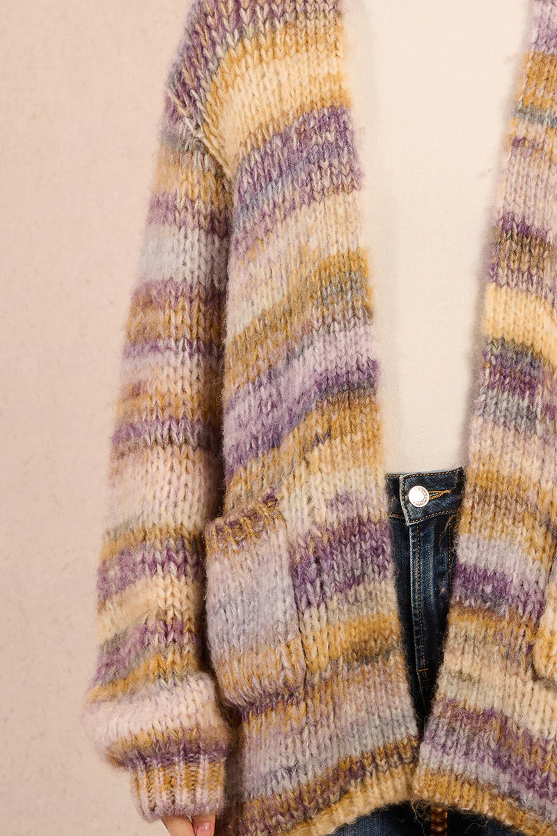 LADIES KNITTED CARDIGAN