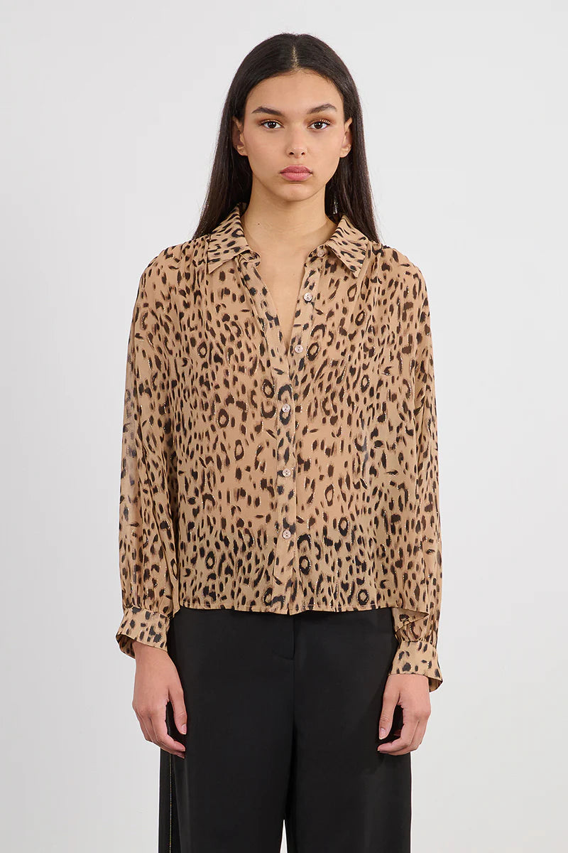 LEOPARD PRINT BLOUSE