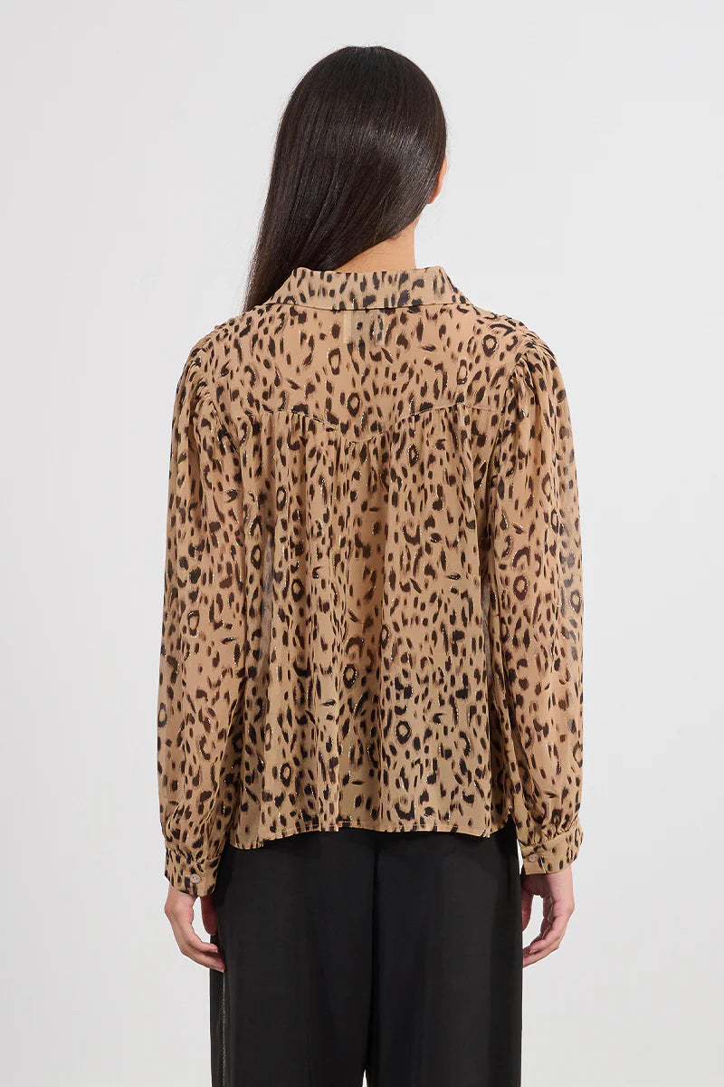 LEOPARD PRINT BLOUSE